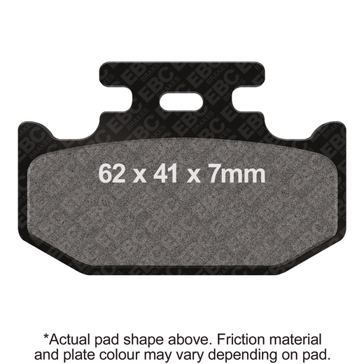 EBC Brakes Off Road Motorcycles TT Hybrid Carbon Brake Pad - FA497TT