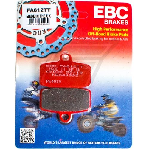 EBC Brakes Off Road Motorcycles TT Hybrid Carbon Brake Pad - FA612TT