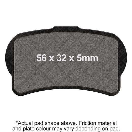 EBC Brakes Off Road Motorcycles TT Hybrid Carbon Brake Pad - FA644TT