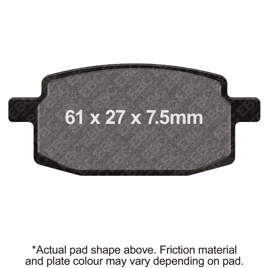 EBC Brakes Scooters Carbon Brake Pad -  SFAC169