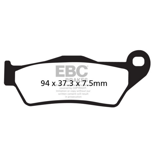 EBC Brakes Scooters Carbon Brake Pad -  SFAC181