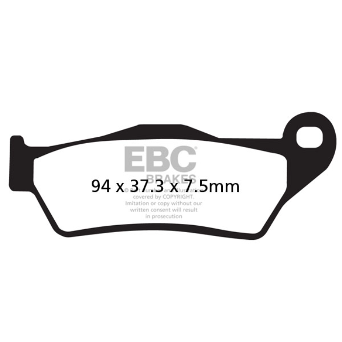 EBC Brakes Scooters Carbon Brake Pad -  SFAC181