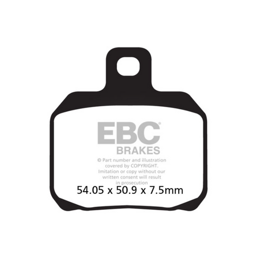 EBC Brakes Scooters Carbon Brake Pad -  SFAC266