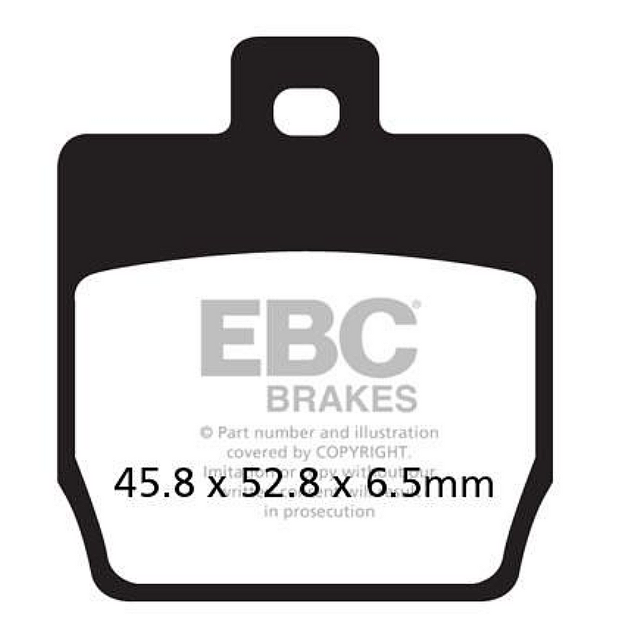 EBC Brakes Scooters Carbon Brake Pad -  SFAC268