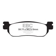 EBC Brakes Scooters Carbon Brake Pad SFAC275 with black ceramic surface and mounting hardware for scooter braking system