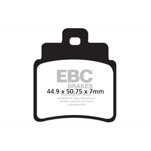 EBC Brakes Scooters Carbon Brake Pad -  SFAC355/4