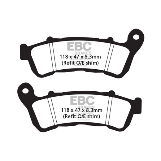 EBC Brakes Scooters Carbon Brake Pad -  SFAC388