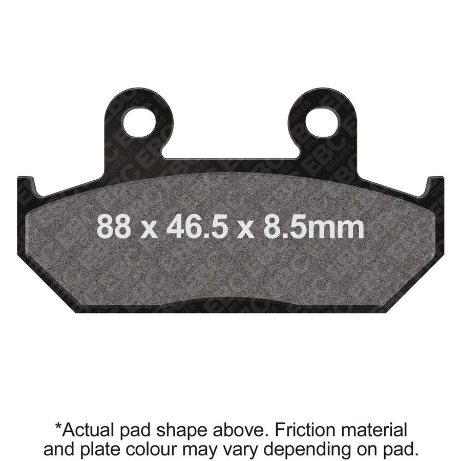 EBC Brakes Scooters Carbon Brake Pad -  SFAC412