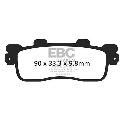 EBC Brakes Scooters Carbon Brake Pad -  SFAC498
