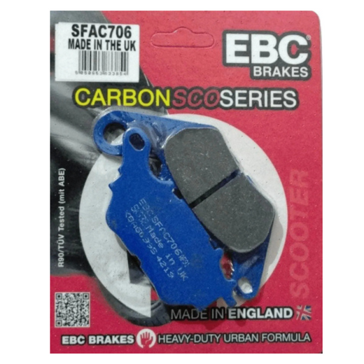 EBC Brakes Scooters Carbon Brake Pad -  SFAC706