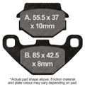 EBC Brakes Scooters HH Slintered Brake Pad -  SFA067HH