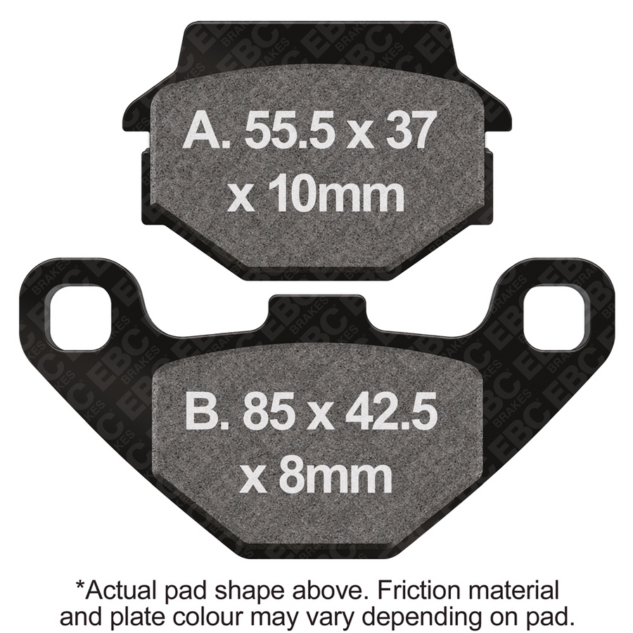 EBC Brakes Scooters HH Slintered Brake Pad -  SFA067HH