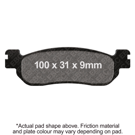 EBC Brakes Scooters HH Slintered Brake Pad -  SFA275HH