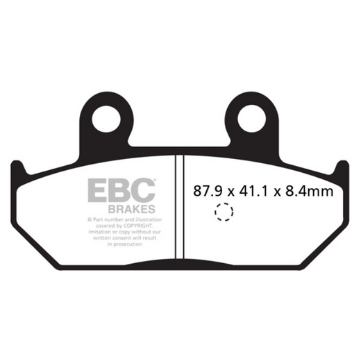 EBC Brakes Scooters HH Slintered Brake Pad -  SFA412HH