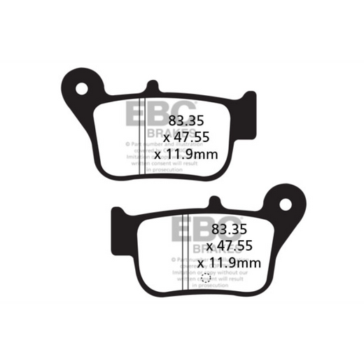 EBC Brakes Scooters HH Slintered Brake Pad -  SFA628HH