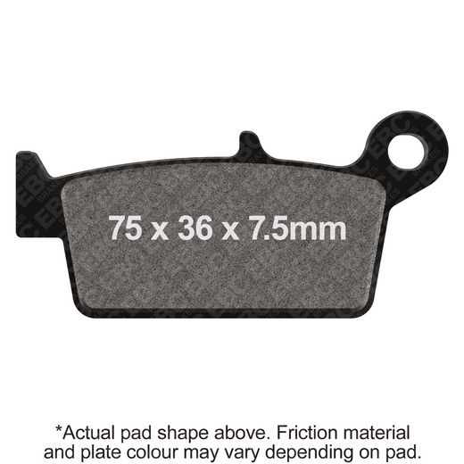 EBC Brakes Scooters organic Brake Pad - SFA131/2