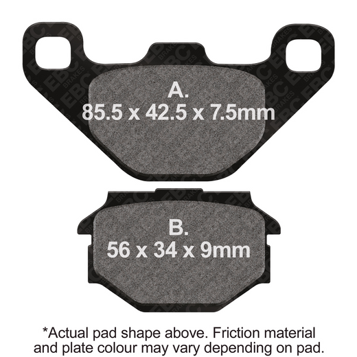 EBC Brakes Scooters organic Brake Pad - SFA173