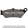EBC Brakes Scooters organic Brake Pad - SFA209/2
