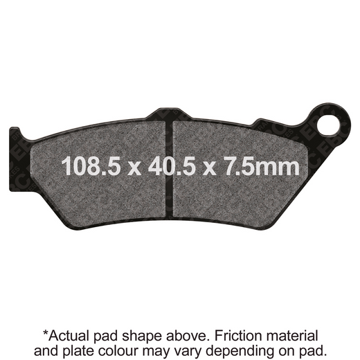 EBC Brakes Scooters organic Brake Pad - SFA209/2