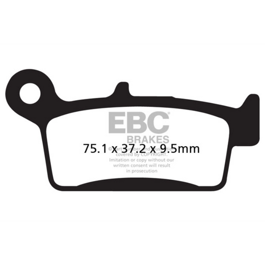 EBC Brakes Scooters organic Brake Pad - SFA233