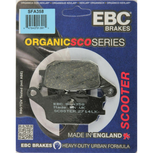 EBC Brakes Scooters organic Brake Pad - SFA358