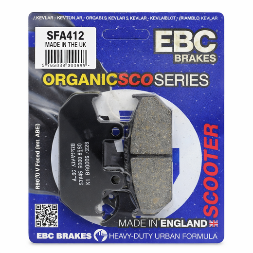 EBC Brakes Scooters organic Brake Pad - SFA412