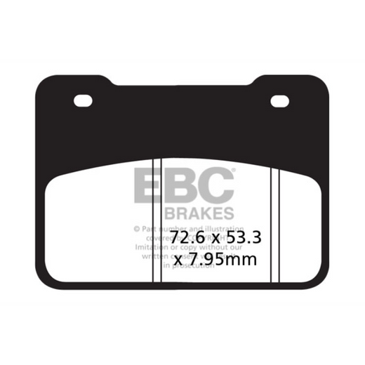 EBC Brakes Scooters organic Brake Pad - SFA627