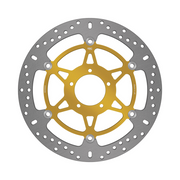EBC X Brake Disc MD868X for motorcycle, showing the vented metal disc with drilled holes for improved cooling and performance.