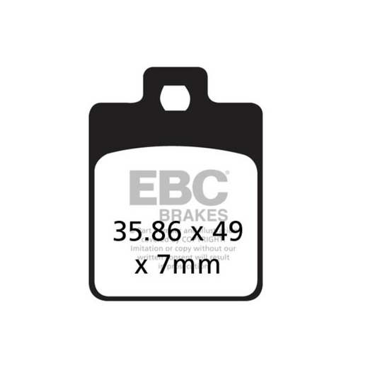 EBC Brakes Scooters Carbon Brake Pad -  SFAC260