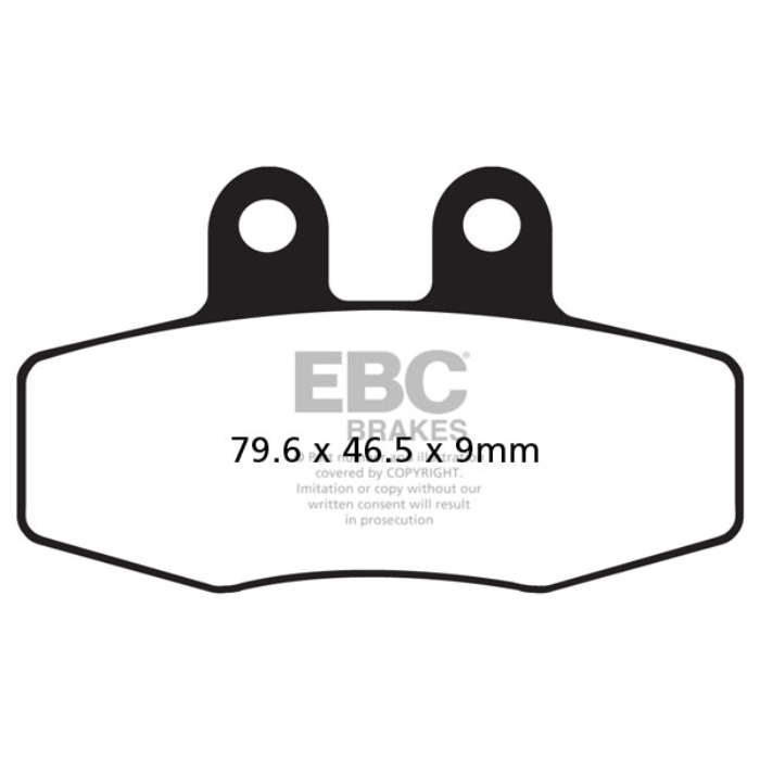 EBC Brakes Motorcycles Organic Brake Pad -  FA132