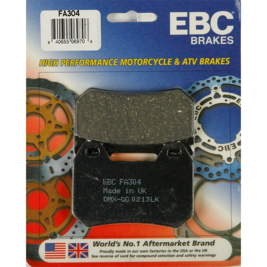 EBC Brakes Motorcycles Organic Brake Pad -  FA304