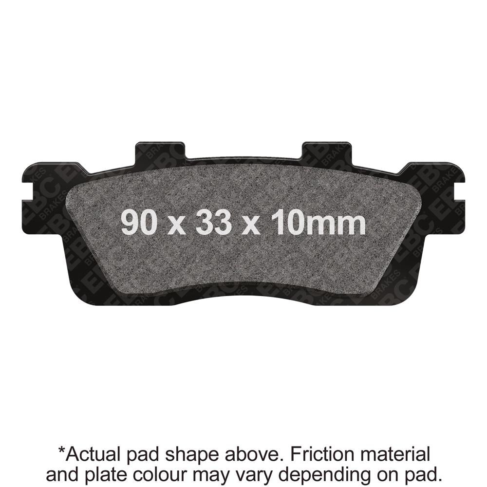 EBC Brakes Scooters HH Slintered Brake Pad -  SFA498HH