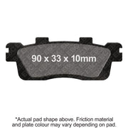 EBC Brakes Scooters HH Slintered Brake Pad -  SFA498HH