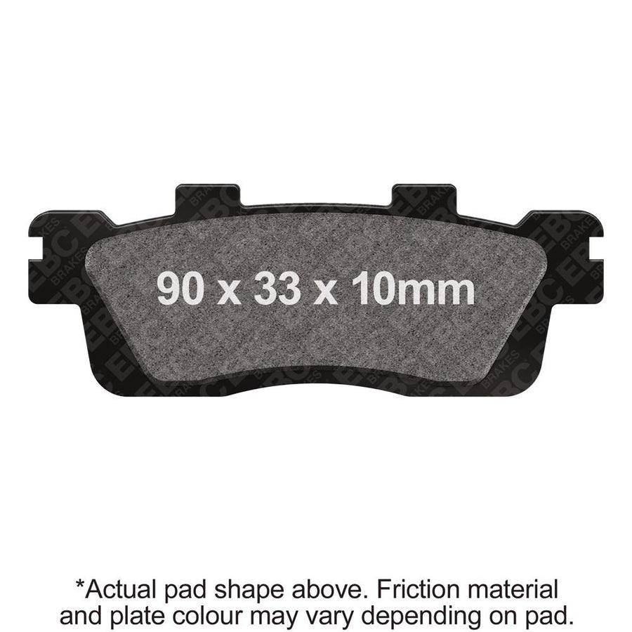 EBC Brakes Scooters HH Slintered Brake Pad -  SFA498HH