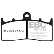 EBC Brakes Motorcycles HH Sintered Brake Pad - FA294HH