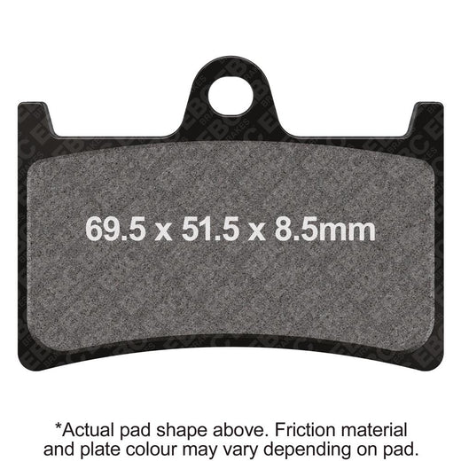 EBC Brakes Scooters organic Brake Pad - SFA252
