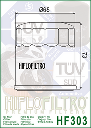 HifloFiltro Premium Oil Filter - HF303C - Chrome