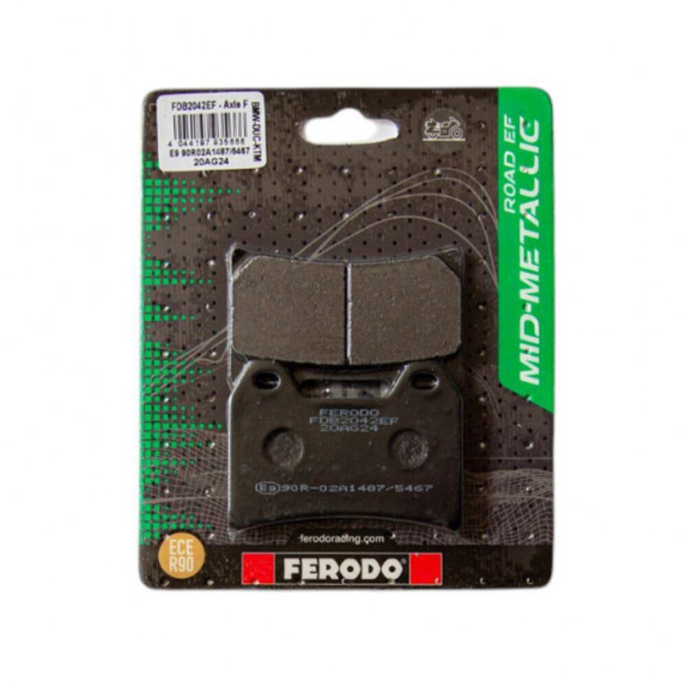 Ferodo Eco Friction brake pad FDB2042EF, automotive brake pad with eco-friendly design and durable friction material.