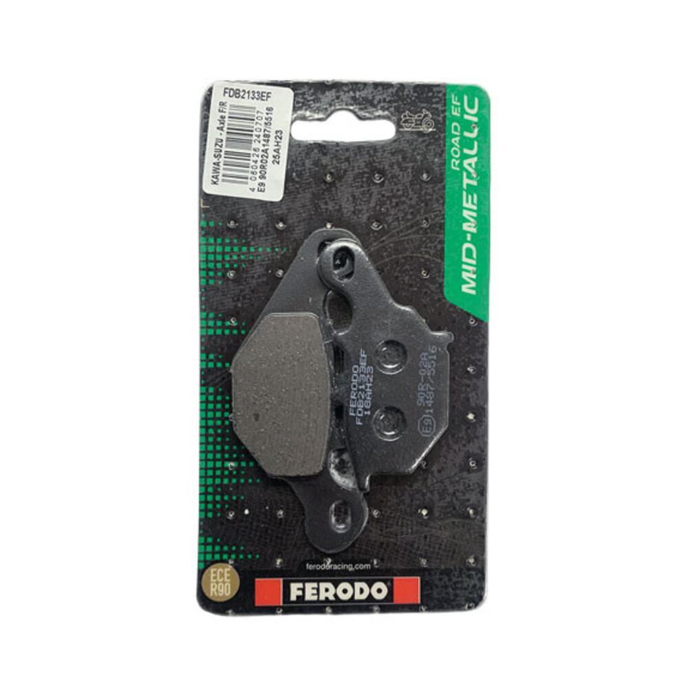 Ferodo Eco Friction brake pad FDB2133EF for vehicle brake system, shown in a close-up image.