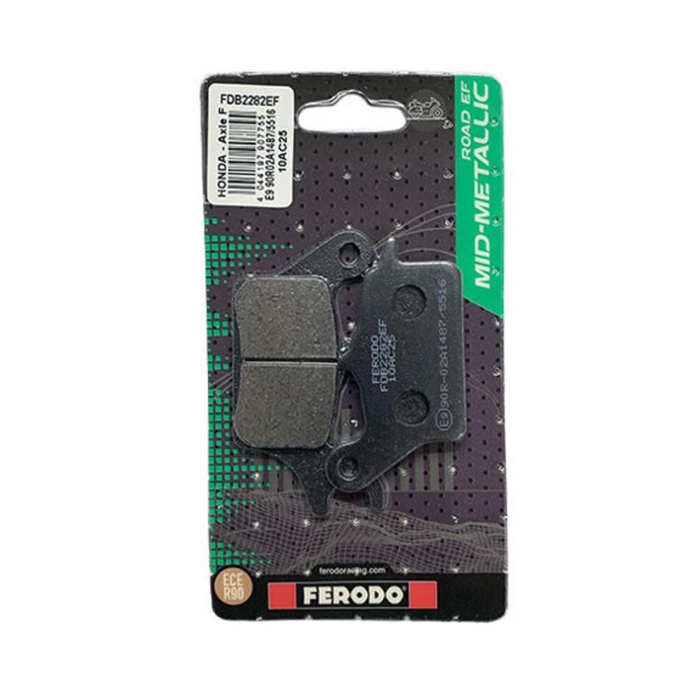 Ferodo Eco Friction brake pad FDB2282EF with SFA625 designation, featuring a black and metallic brake pad for vehicle braking systems.