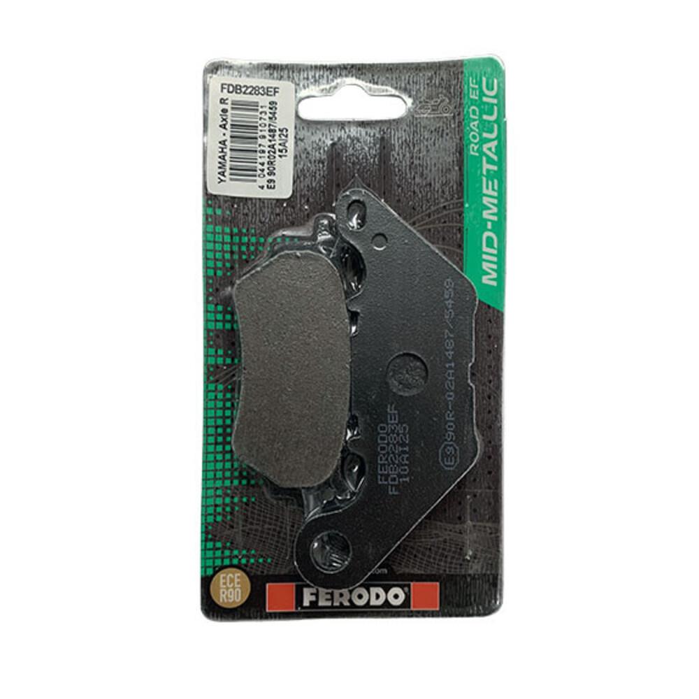 Ferodo Eco Friction brake pad FDB2283EF with metallic backing plate for vehicle braking performance.