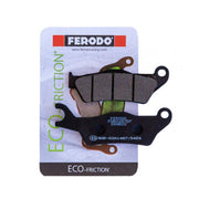 Ferodo Eco Friction brake pad FDB2287EF with metal backing plate, designed for vehicle braking systems.