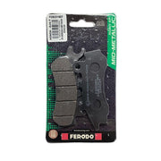 Ferodo Eco Friction Brake Pad FDB2319EF with SFA723 label, showing a black brake pad for vehicle braking systems.