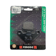 Ferodo Eco Friction brake pad FDB313EF with metal backing plate, designed for vehicle braking systems.