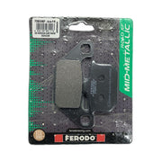 Ferodo Eco Friction brake pad FDB339EF with black friction surface and metal backing plate, designed for vehicle braking systems.