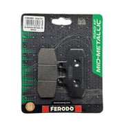 Ferodo Eco Friction brake pad FDB438EF with metal backing and friction material, designed for vehicle braking systems