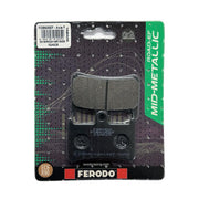 Ferodo Eco Friction Brake Pad FDB605EF with black backing plate and metallic friction surface for vehicle braking system.