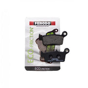 Ferodo Eco Friction Brake Pad FDB672EF with metal backing and friction material for reliable brake performance.
