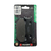 Ferodo Eco Friction brake pad FDB781EF showing the black brake pad with detailed surface texture and mounting holes.
