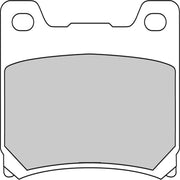 Ferodo Platinum Mid-Metallic ECO/EV brake pad FDB337EFP showing the metal backing and friction surface for vehicles.